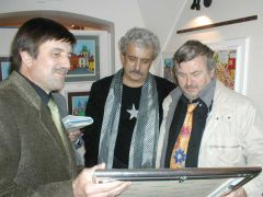 Vladimir Zubov s Františkem Ringo Čechem a Pavlem Dostálem